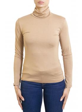 Maglia in viscosa a collo alto